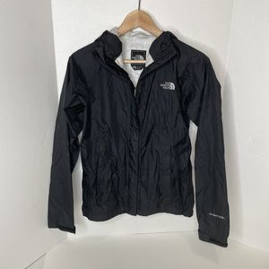The North Face Hyvent 2.5L Jacket, Womens XS, Full Zip, Black, Hooded, Shell